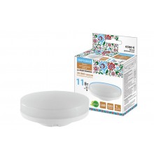 Лампа светодиодная GX53-11 Вт-230 В-6500 К-Э, h=26 мм, Народная  SQ0340-1553  TDM