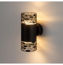 Подсветка декоративная настенная под лампу  BRICKS WL53 BK 2*GX53 2*15Вт IP20 черный   Б0062901  ЭРА