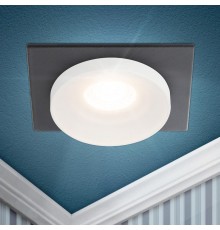 Cветильник встраиваемый декоративный DK96 BK MR16 GU5.3 черный  Б0055594  ЭРА