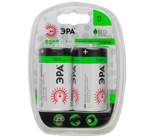 Аккумулятор HR20-2BL 7000mAh (12/96/1920)  C0044552  ЭРА