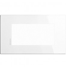 AXOLUTE Air рамка,итальянская модульность, 4 модуля, AXOLUTE белый  HW4804HD  Legrand