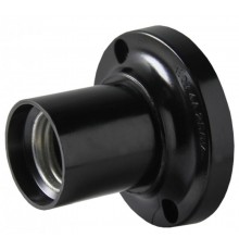 Патрон потолочный карболитовый Е27 черный прямой без наклейки PROxima  LHC-E27-sc  EKF