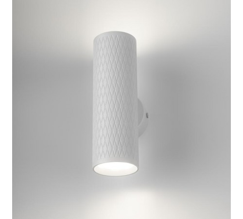 Декоративная подсветка WL46 WH MR16 GU10 12Вт белый IP20 для интерьера стен фасадов зданий  Б0058501  ЭРА