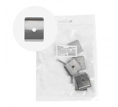 Крепеж для профиля САВ256 LD353 (комплект 6шт) FERON  48228  FERON