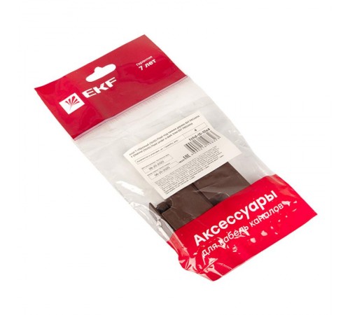 Угол T-образный (15х10) (4 шт) Plast EKF PROxima  под темное деревоtchd-15-10x4EKF