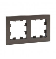 2 - местная рамка, мокко, пластик Эпика  UP1-FPM-02 EKF