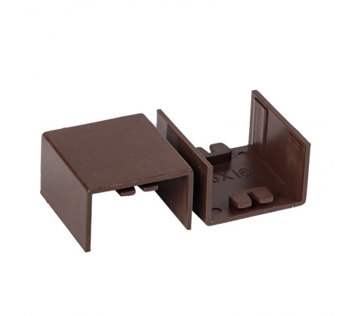 Соединитель (25х16) (4 шт) Plast EKF PROxima  под темное дерево    cond-25-16x4   EKF