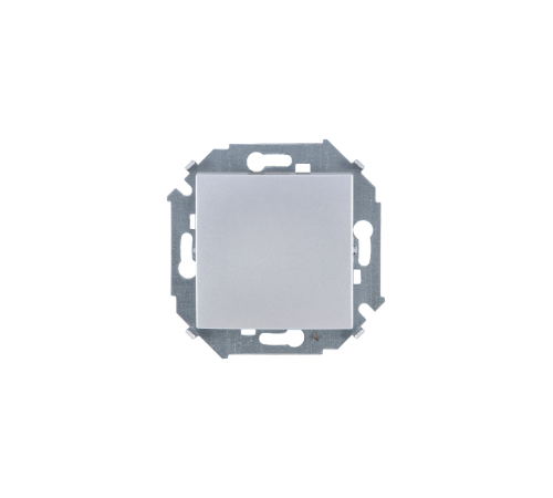 Simon 15 Алюминий Выключатель 1-кл, 16А 250В, винт. зажим  1591101-033  Simon