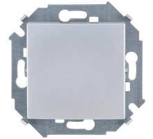 Simon 15 Алюминий Выключатель 1-кл проходной, 16А 250В, винт. зажим  1591201-033  Simon