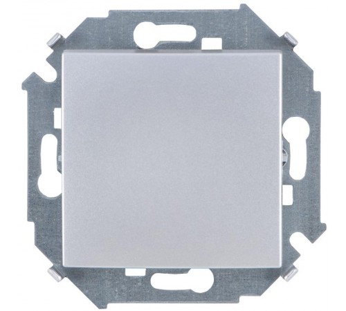 Simon 15 Алюминий Выключатель 1-кл, 16А 250В, винт. зажим  1591101-033  Simon