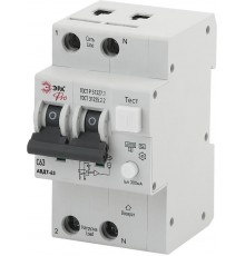 Выключатель автоматический дифференциального тока NO-902-17 АВДТ 63 C63 300мА 1P+N тип А Pro  Б0031867  ЭРА