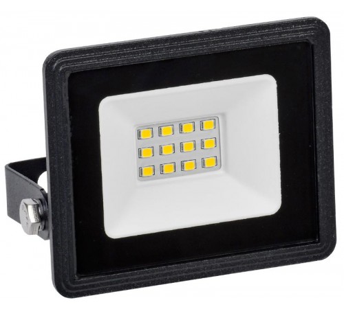 Прожектор светодиодный СДО 06-10 10Вт 6500К IP65 черный  LPDO601-10-65-K02  IEK