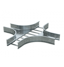 Ответвитель Х-образный лестничный 100х400, R660  ULX614  DKC