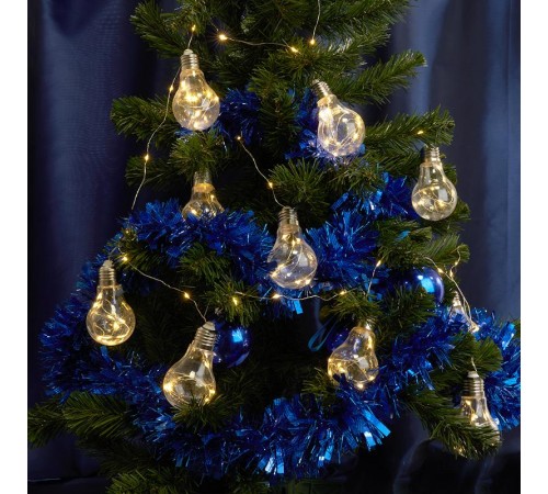 Светодиодная гирлянда CL580 фигурная 3м +0.5м 2700K с питанием от батареек  32368  Feron