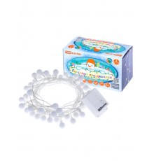 Гирлянда светодиодная "Шарики" 50LED, 5м, 8 режимов, многоцвет., прозр. шнур, 250 В,  SQ0361-0046  TDM ELECTRIC