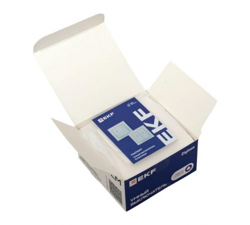 Умный выключатель Стокгольм 2-кл. белый Zigbee  СonnectRCV-ST2-WD-ZBEKF