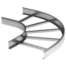 Угол горизонтальный 90 градусов 80x200, R900, в комплекте с креп. эл. и соед. пластинами  LIC8920K  DKC