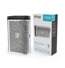 Блок питания Basic 12V 250W IP20 1/36  BT507  Gauss