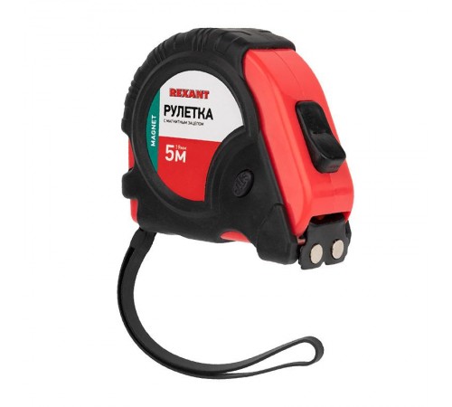 Рулетка "Профи" прорезиненный корпус 5 м х 19 мм магнитная  12-9014  REXANT