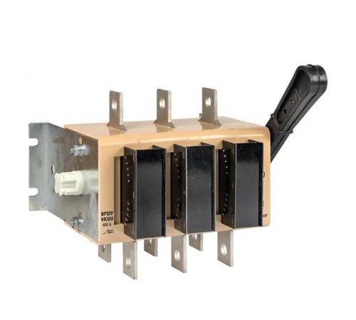 Выключатель-разъединитель ВР32У-37А71220 400А, 2 направления с д/г камерами, несъемная левая/правая рукоятка EKF MAXima PROxima  uvr32-37a71220  EKF