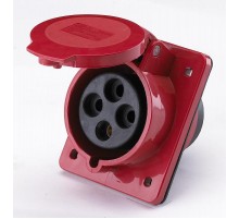 Розетка для скрытой проводки 424 3Р+РЕ 32А 380В IP4  26054DEK  DEKraft