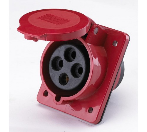 Розетка для скрытой проводки 424 3Р+РЕ 32А 380В IP4  26054DEK  DEKraft