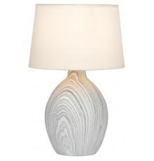 Настольная лампа Chimera 7072-502 1 * Е14 40 Вт керамика белое дерево  Б0057274  Rivoli