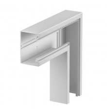 Плоский угол кабельного канала Rapid 80 70x110 мм (ПВХ,светло-серый) (GK-F70110LGR)  6274322  OBO Bettermann