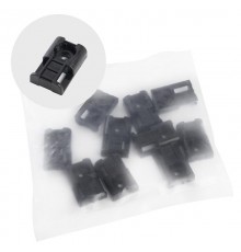 Площадкa под стяжку для прямого монтажа 31*20 мм, черный PMCL3120B (100шт в упак)  49065  STEKKER