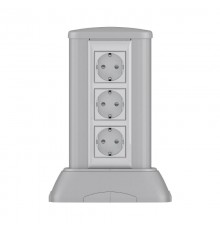 Миниколонна алюминиевая, 0.25м, цвет серый муар, RAL 9006  19524  DKC