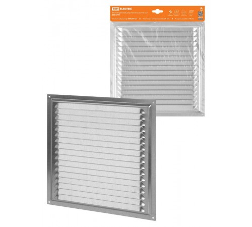 Решетка металл. 300х300, с оцинкованным покрытием,  SQ1807-0716  TDM