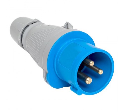 Вилка переносная 013 2Р+РЕ 16А 220В IP44 EKF PROXIMA  ps-013-16-220-PRO  EKF