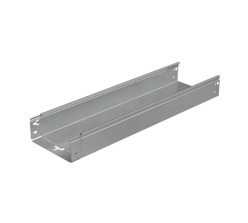 Лоток неперф. 80х200х1,2 L6000 мм "Быстрый монтаж ПЛЮС" HD  LNplus80-200-1.2-6000 HD  КМ - профиль
