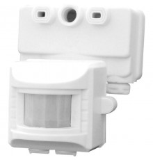 Датчик движения и освещенности SEN15/LX02 230V 1200W 12m 120° IP44, белый  22003  FERON