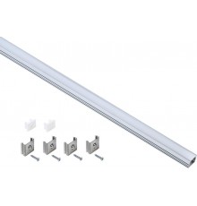 Профиль алюминиевый для светодиодной ленты 1712 накл. прям. 2м к-т опал  LSADD1712-SET1-2-N1-1-08  IEK