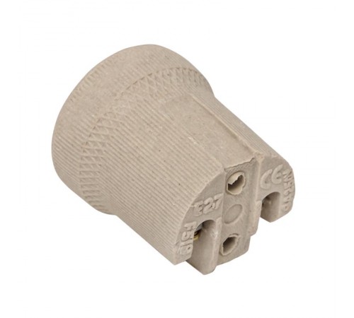 Патрон керамический E27, индивидуальный пакет  LHCe-E27-p   LHCe-E27-p  EKF