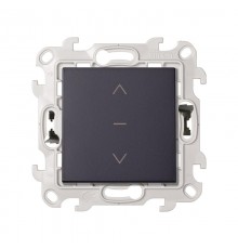 Simon 24 Графит Выключатель жалюзи 3-позиционный 10A 250В  2420333-038  Simon