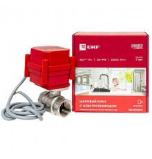 AquaExpert 220V Шаровой кран с электроприводом 3/4 дюйма  AquaExpert-valve-3/4  EKF