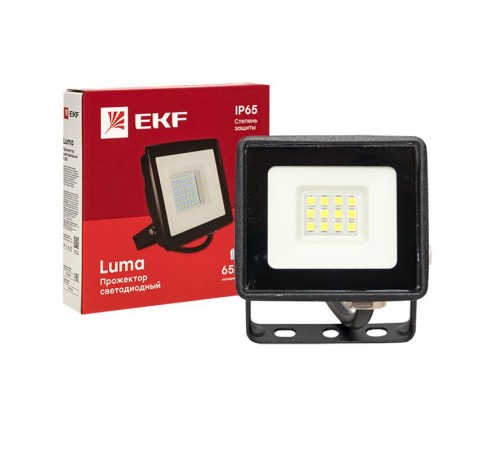 Прожектор светодиодный СДО-3001 10Вт 6500К IP65 EKF Basic  FLL-3001-10-6500  EKF