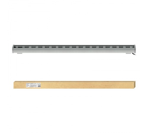 Прожектор заливного света LED линейный ULF-Q552 18W/WW IP65 SILVER 1000мм. 3000К, 45 град  UL-00001434  Volpe