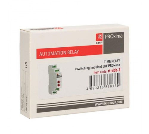 Реле времени RT-SBB-2 (импульс при включении) EKF PROxima  rt-sbb-2  EKF