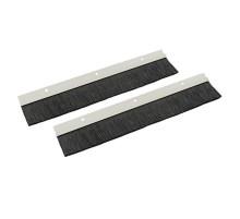 Буртик щеточный на алюминиевом держателе 300*45 ЕKF Basic (2шт)  BSCE3045C  EKF