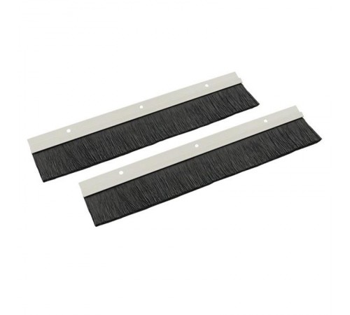 Буртик щеточный на алюминиевом держателе 300*45 ЕKF Basic (2шт)  BSCE3045C  EKF