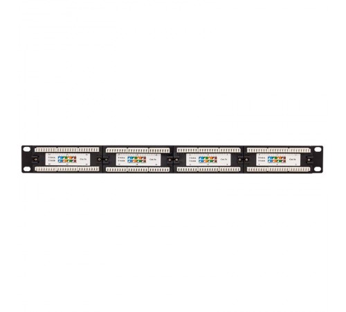 Патч-панель TERACOM 19'' Cat.5E 1U неэкранированная UTP 24 порта RJ-45 110 IDC  TRC-PPNL-5EUTP-1U24  EKF