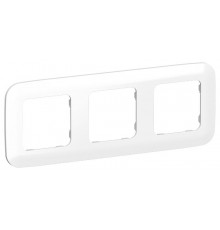 FLITE Artistic Рамка 3-ая РУ-3-А-ФлБ белый  FI-M32-31-20-K01  IEK