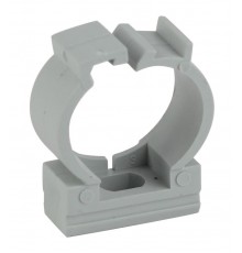 Крепеж-клипса (серый) для трубы d 32мм с фиксатором (40/400/20000)  Б0047271  ЭРА