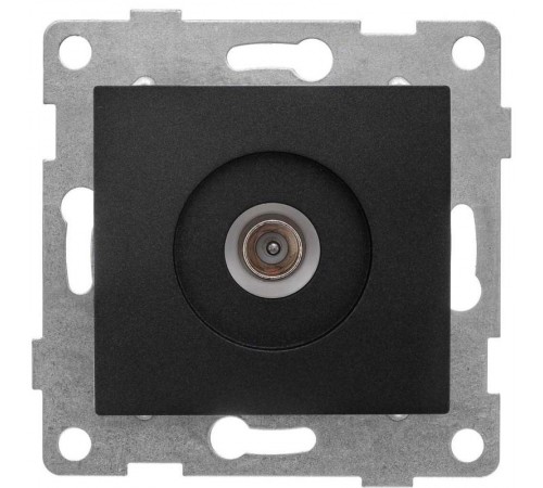 Bravo Механизм антенной розетки, одинарная, СУ, графит  С10А1-010  GUSI Electric