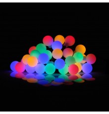 Светильник на солнечной батарее SLR-G07-30M гирл., мат.шарики, мультицв  .5040847  ФАZА