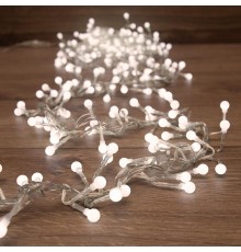 Гирлянда "Мишура LED"  3 м  прозрачный ПВХ, 288 диодов, цвет белый  303-605  NEON-NIGHT