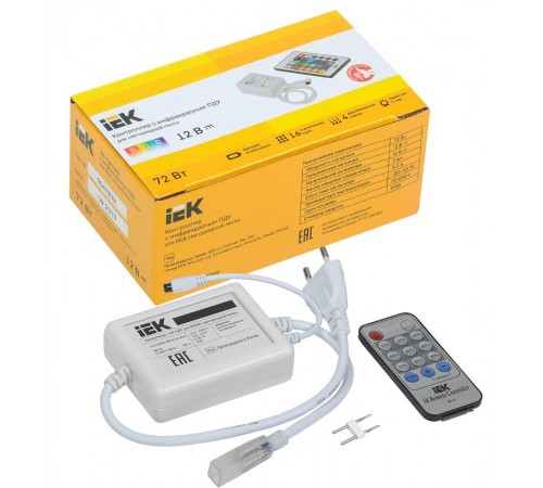 Контроллер с ПДУ ИК MONO 1 канал 220В 3А 360Вт  LSC1-MONO-360-IR-20-220-B  IEK